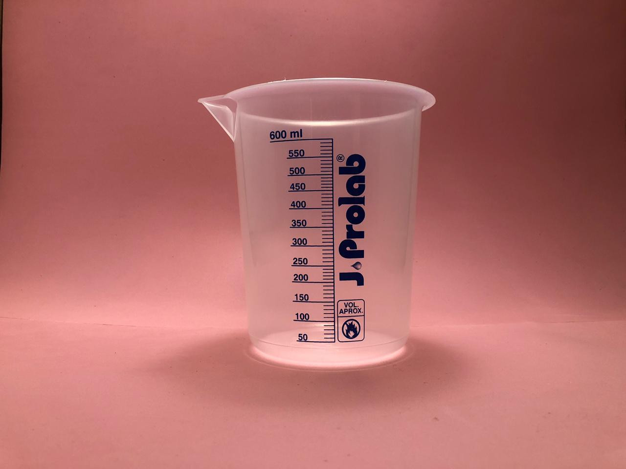 Becker Plástico - 600ml (unidade)