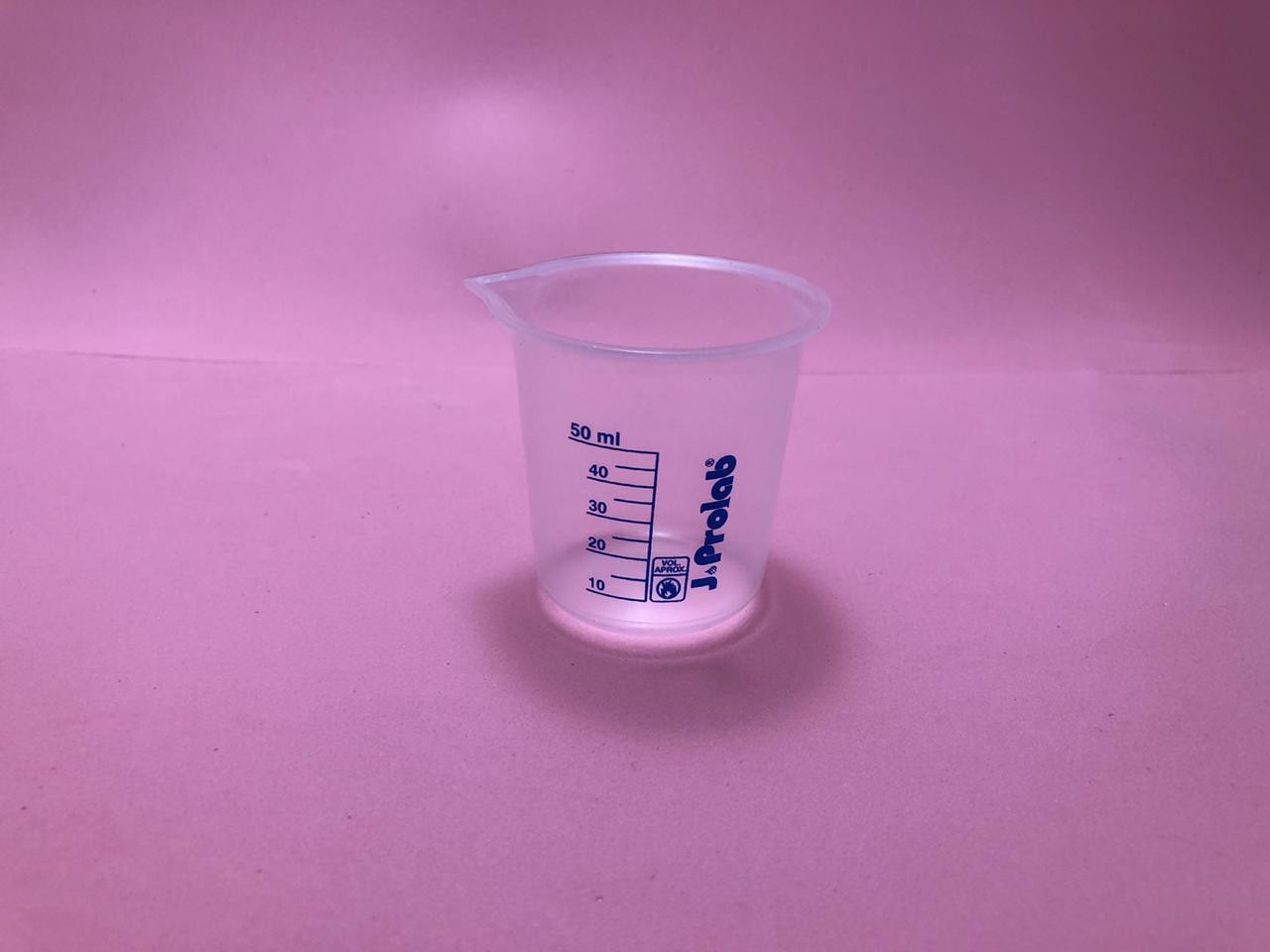 Becker Plástico - 50ml (unidade)