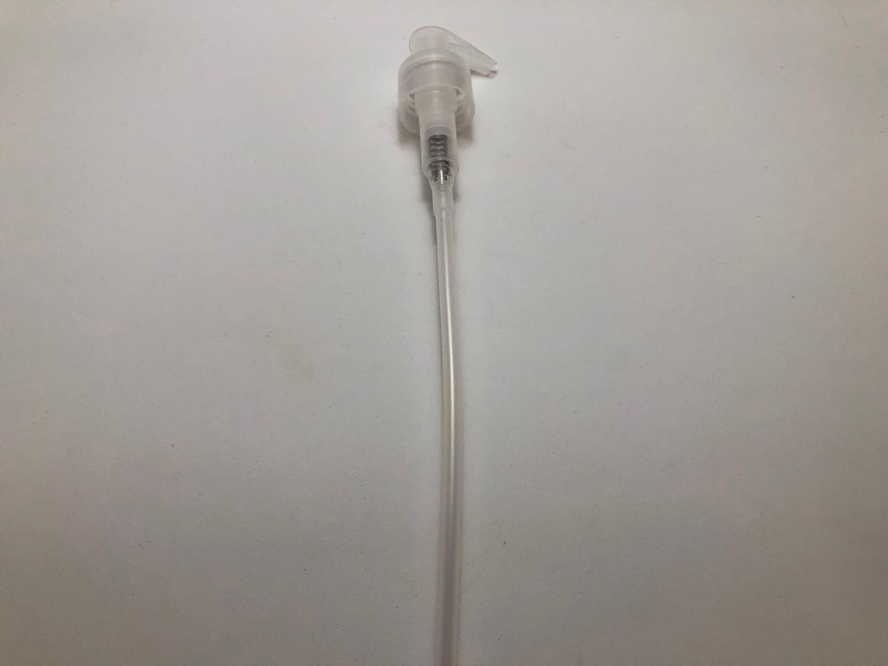 Válvula Bico de Pato Plástico Transparente (unidade) - Rosca 28/410