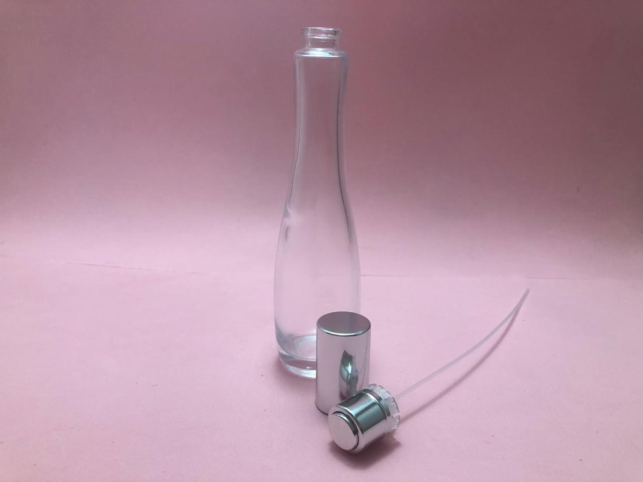 Conjunto Frasco Vidro Recrave Flores (frasco + válvula) - 50ml - T.15mm