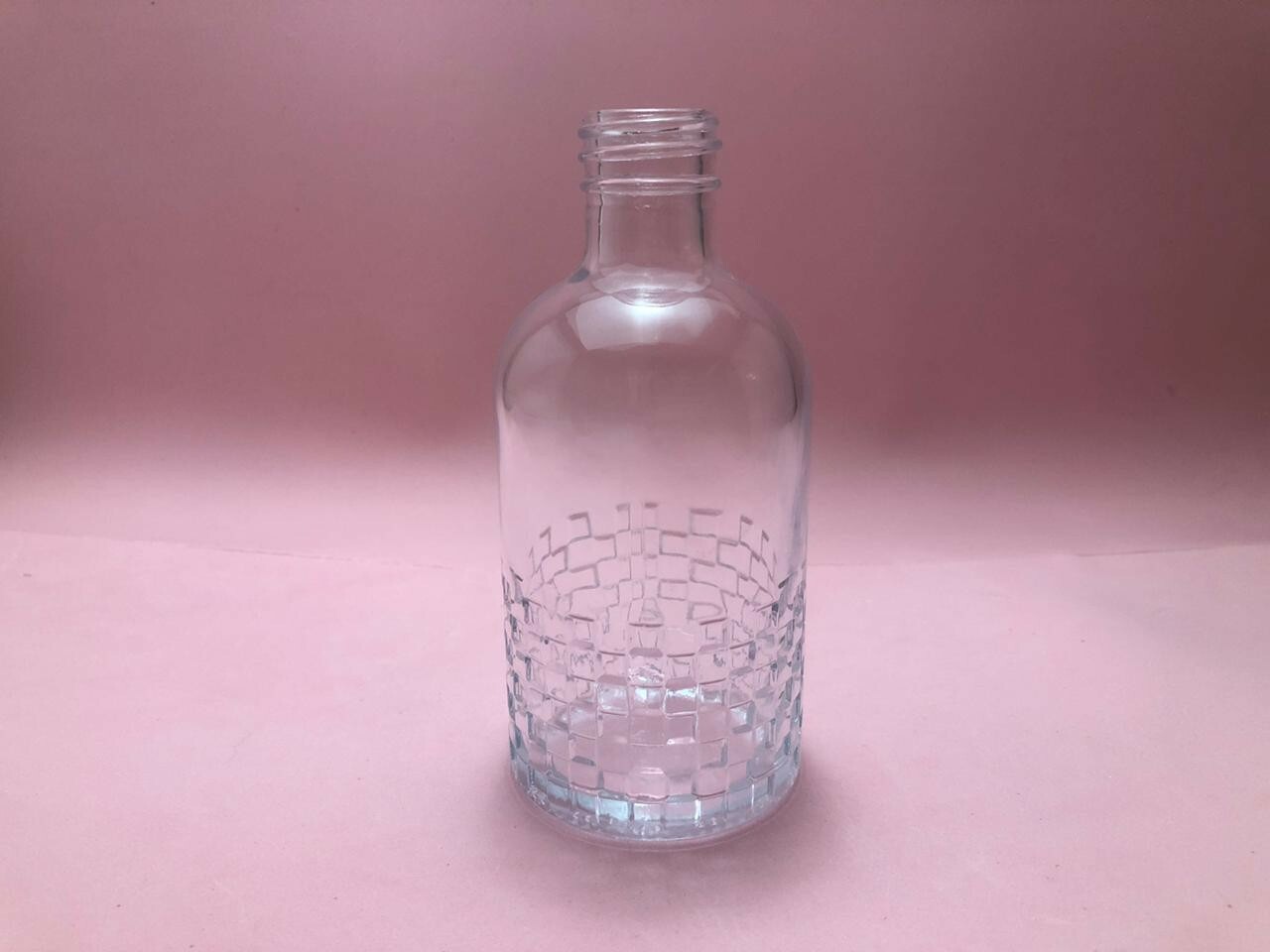 Frasco Vidro Mosaico - 200ml - Boca 28mm (unidade)