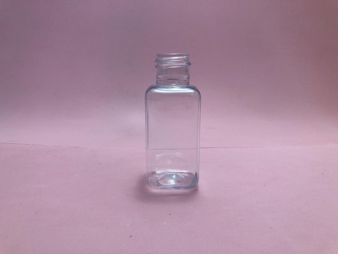 Frasco PET Quadradinho - 40ml - Boca 20mm (pacote c/ 5 unidades)