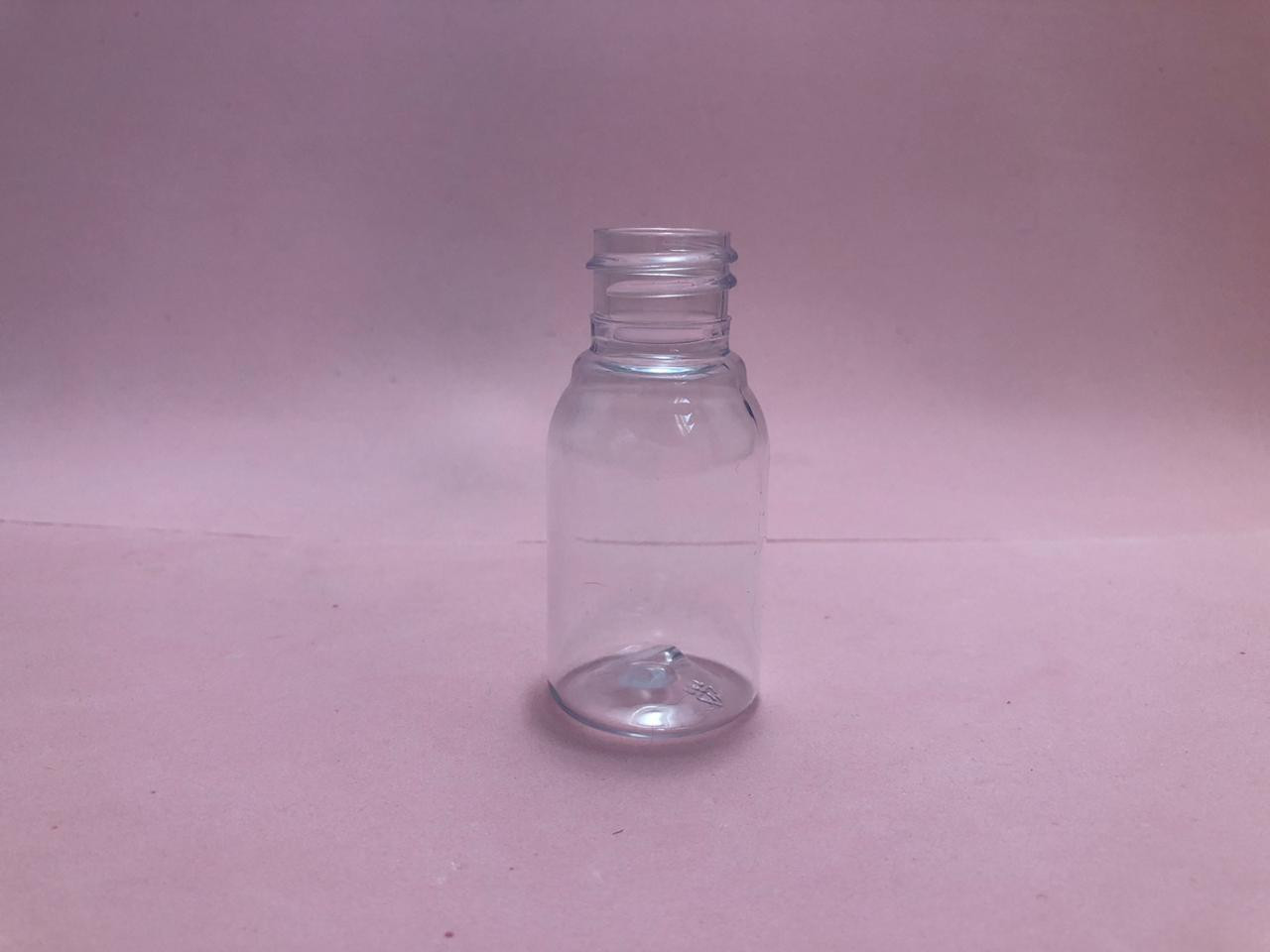 Frasco PET Redondinho - 30ml - Boca 20mm (pacote c/ 5 unidades)