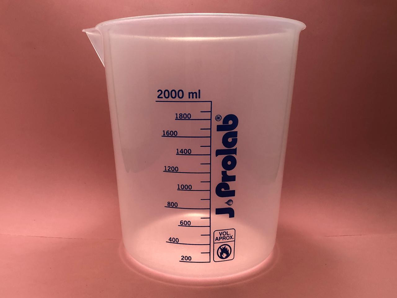 Becker Plástico - 2000ml (unidade)