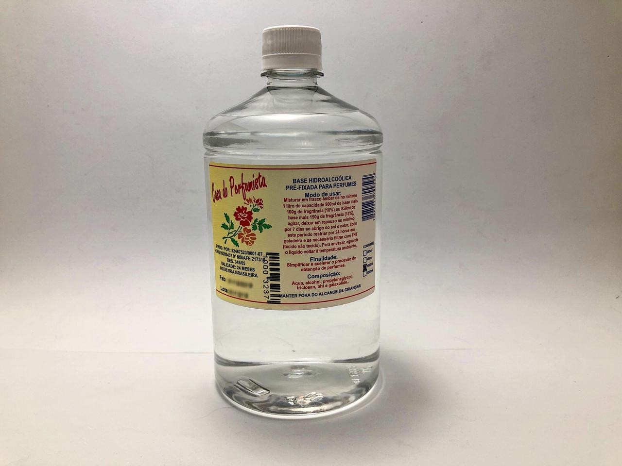 BASE HIDROALCOÓLICA PRÉ-FIXADA PARA PERFUMES - 1000ml