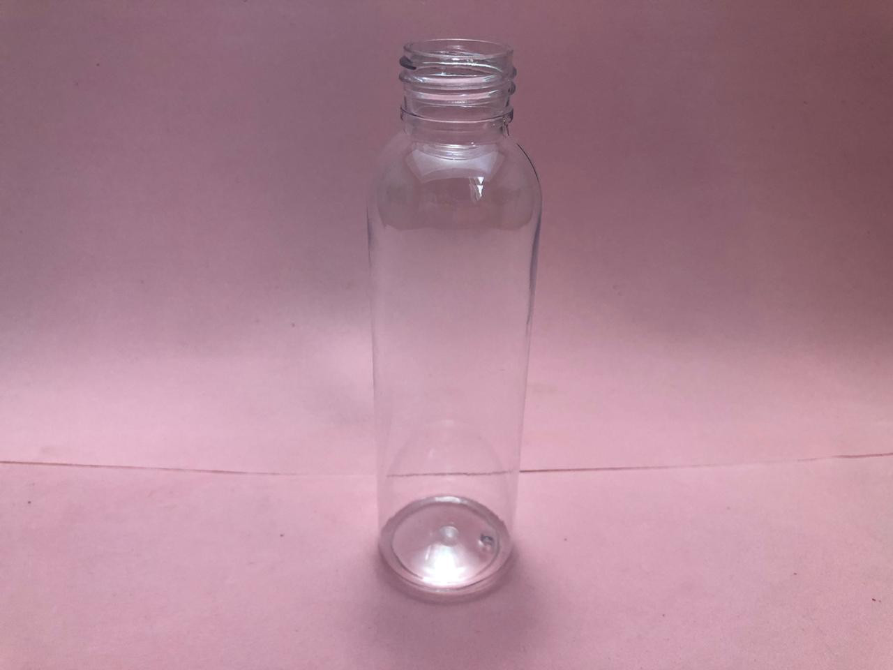 Frasco PET Cilíndrico Alto - 120ml - Boca 24mm (unidade)