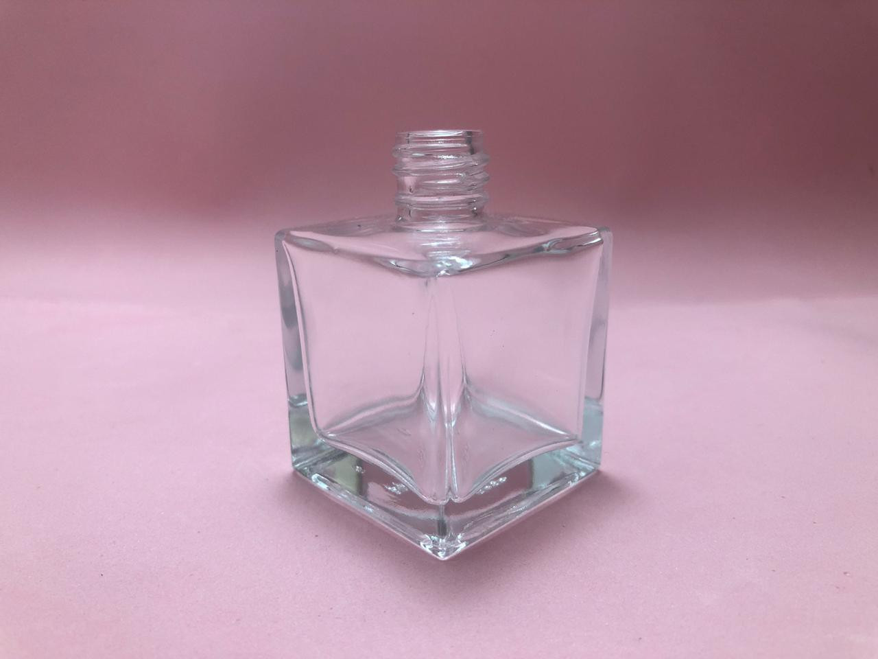 Frasco Vidro Cube - 50ml - Boca 18mm (unidade)