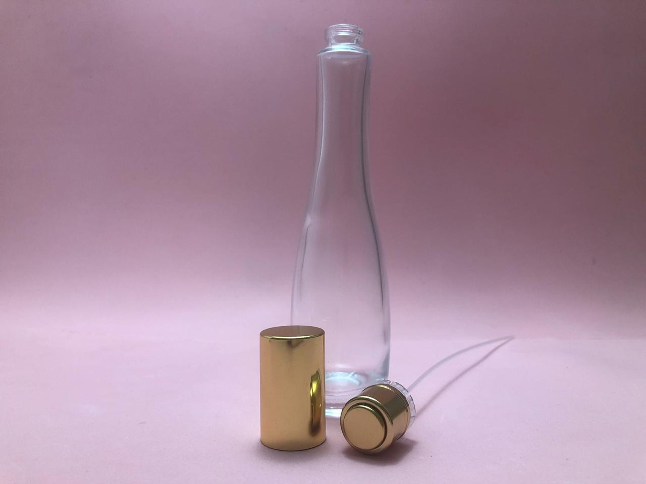 Conjunto Frasco Vidro Recrave Flores (frasco + válvula) - 50ml - T.15mm