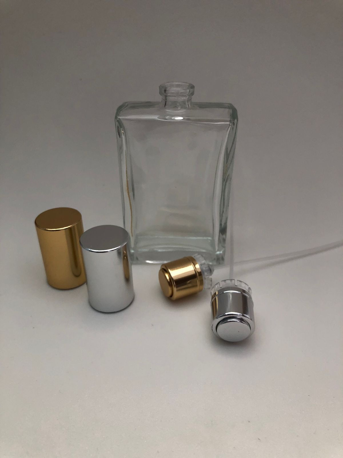 Conjunto Frasco Vidro Recrave Madri (frasco + válvula) - 50ml - Boca 15mm