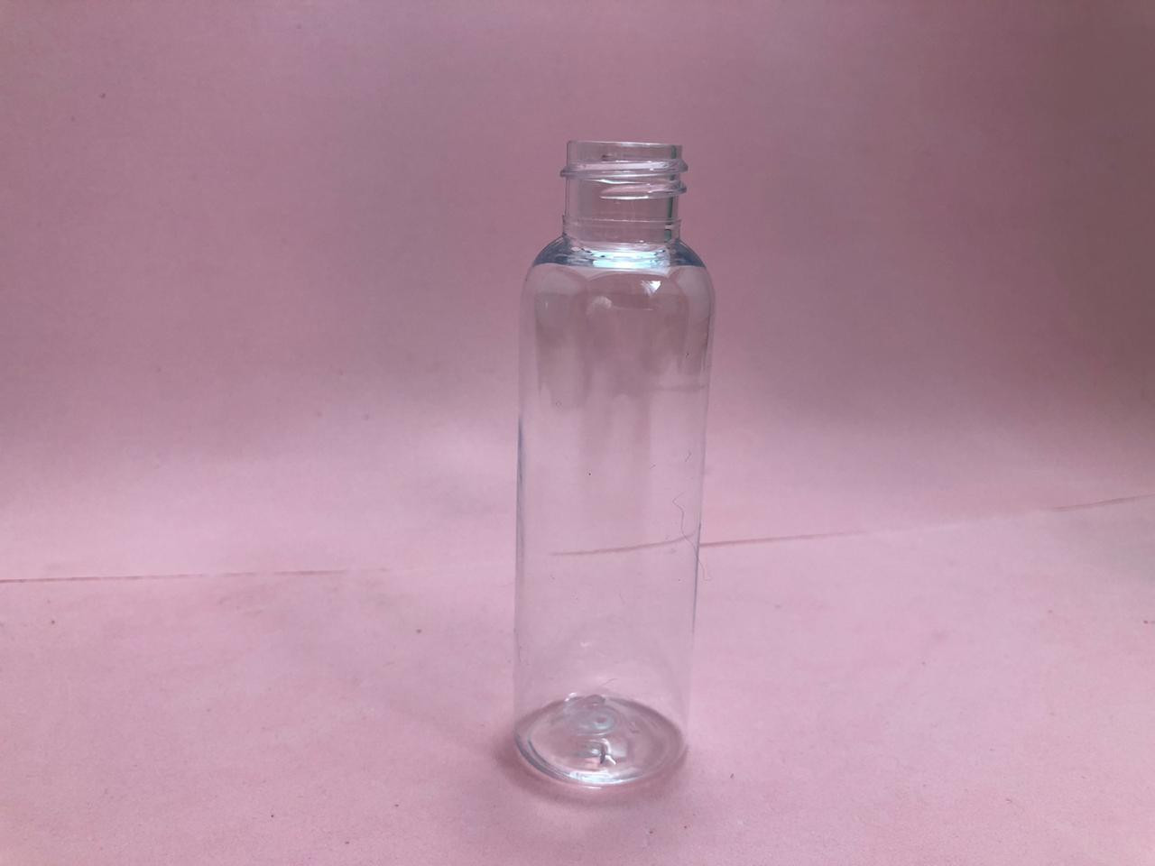 Frasco PET Cilíndrico - 60ml - Boca 20mm (pacote c/ 5 unidades)