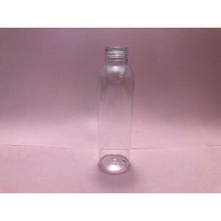 Frasco PET Cilíndrico Alto - 120ml - Boca 24mm (unidade)