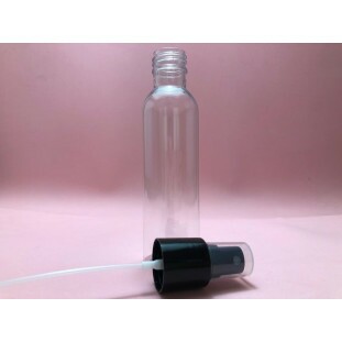 Conjunto Frasco PET + Válvula Preta - 120ml (unidade)