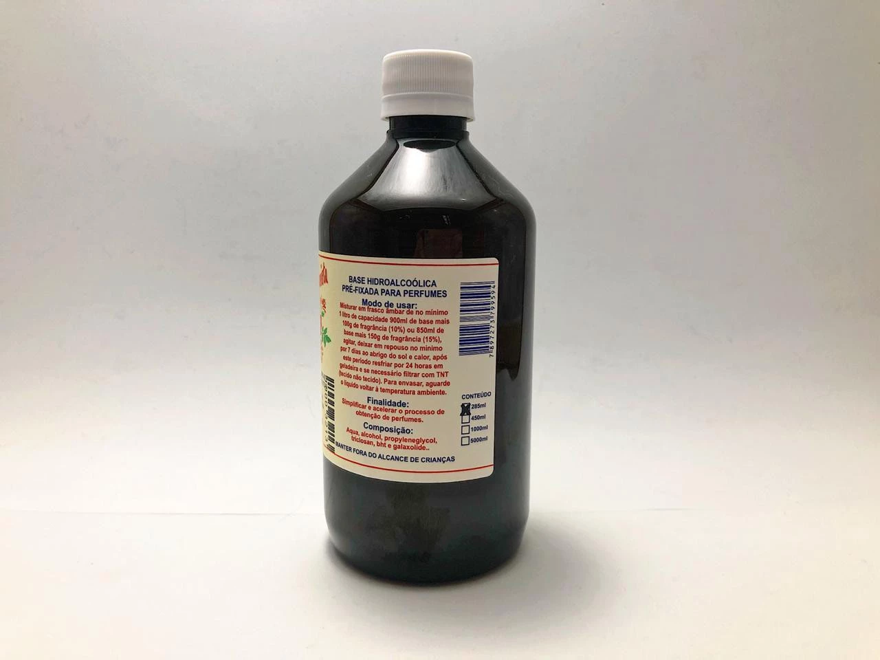 BASE HIDROALCOÓLICA PRÉ-FIXADA PARA PERFUMES - 285ml