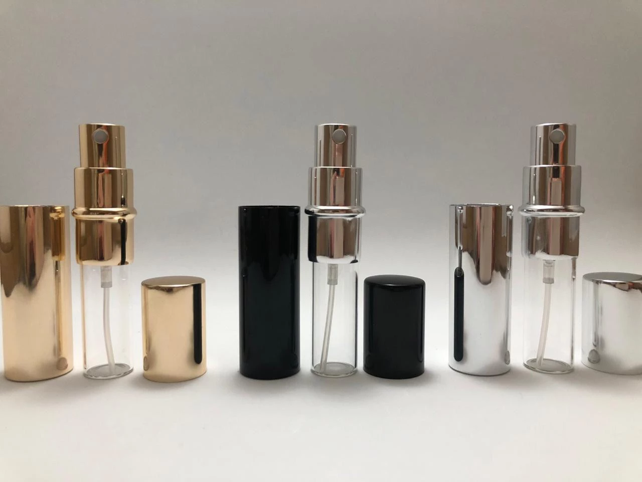 Porta Perfume Metalizado -  10ml
