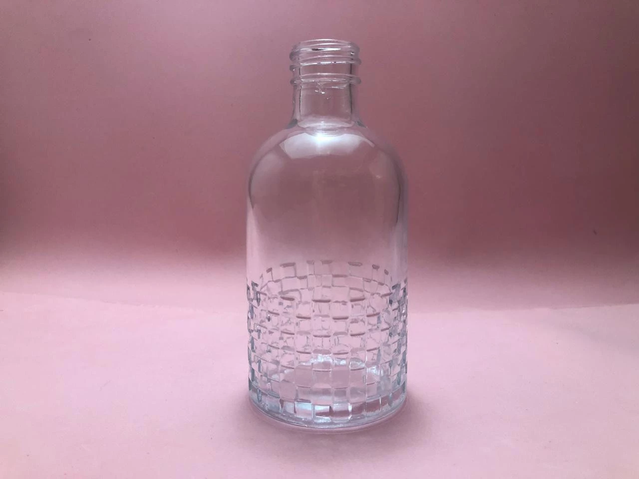 Frasco Vidro Mosaico - 200ml - Boca 28mm (unidade)