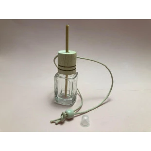 Kit Carro 9 ml (Pingente) - 1 unidade - Cada Kit é composto por: Tampa, Frasco, Vareta e Batoque